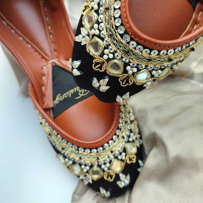 Bustangi - Anarkali - Black E016