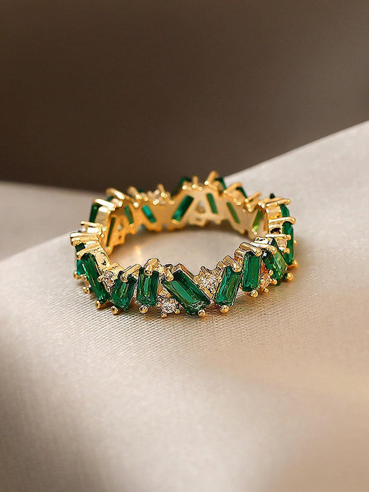 Bustangi - Shein- Zircon Decor Ring