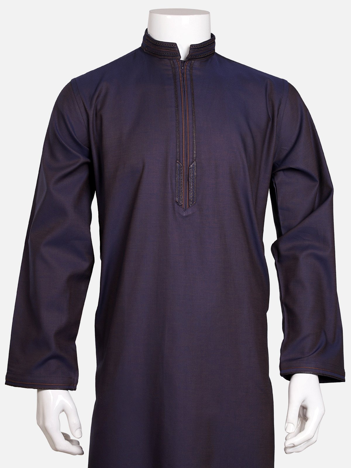 Edenrobe - Men's Purple Shalwar Suit - 40272-W Mens Shalwar Suit