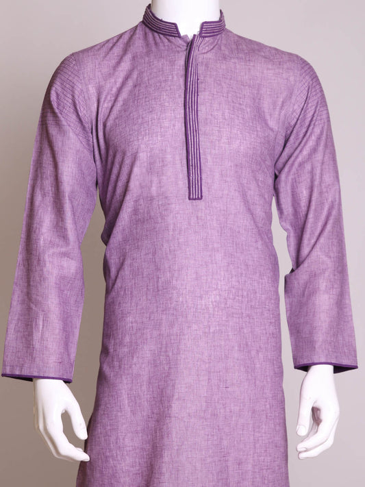 Edenrobe - Men's Purple Kurta - 9111-S Mens Kurta