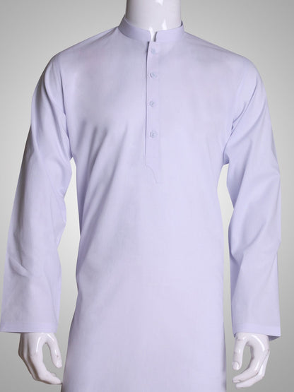 Edenrobe - Men's Light Grey Kurta - 9117-S Mens Kurta