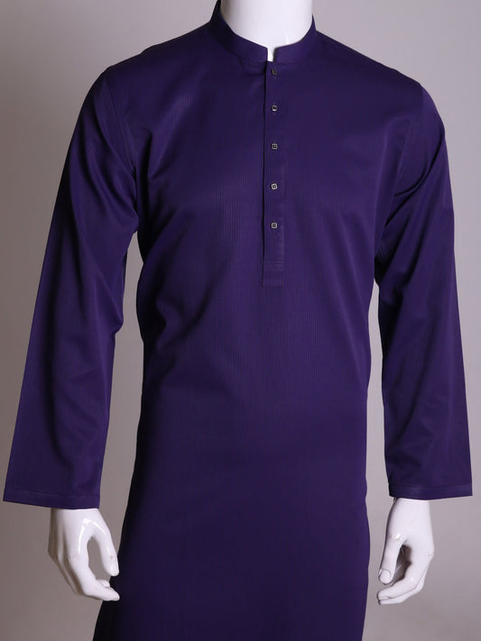 Edenrobe - Men's Purple Kurta - 9138-S Mens Kurta