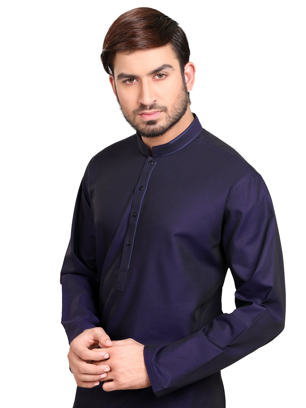 Edenrobe - Men's Purple Kurta - 9259-S Mens Kurta