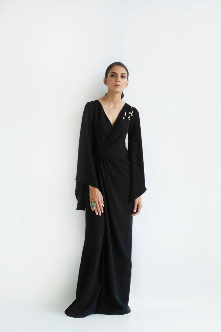 Jumpsuit With A Knotted Overlay