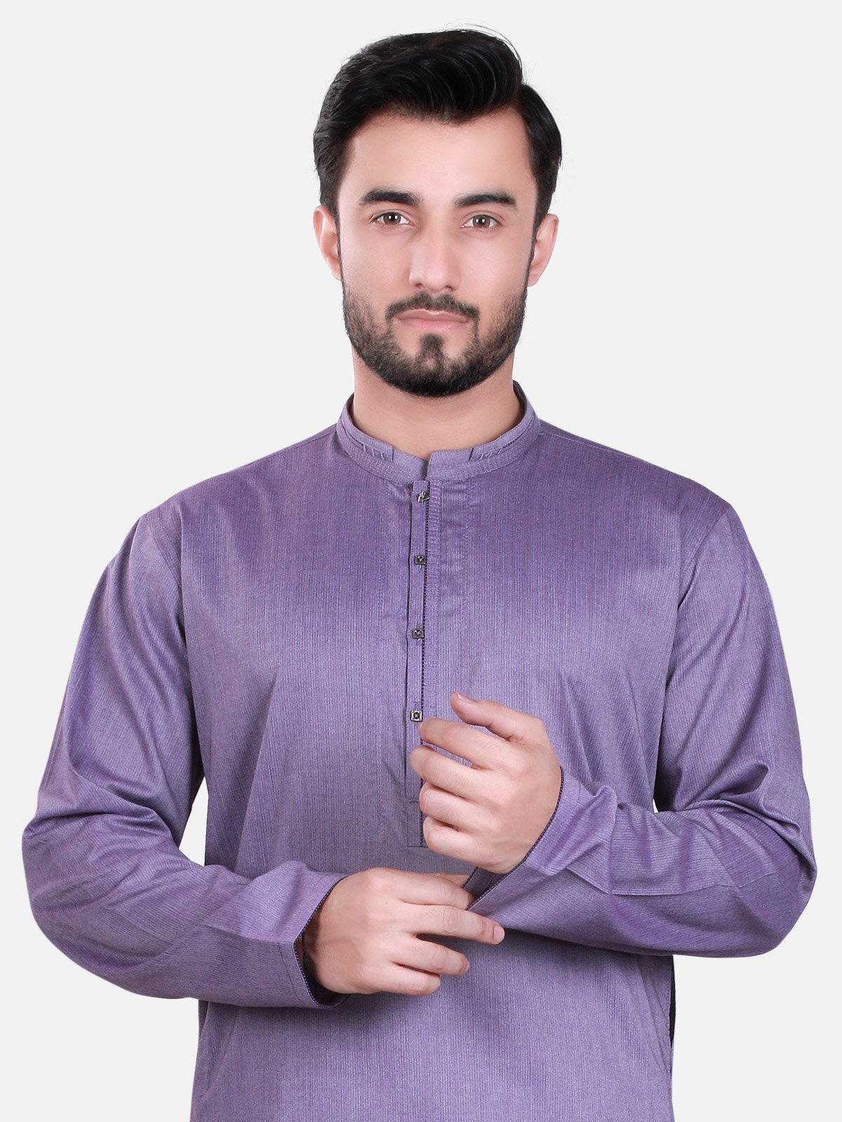 Edenrobe - Men's Purple Kurta - EMTK17S-9434