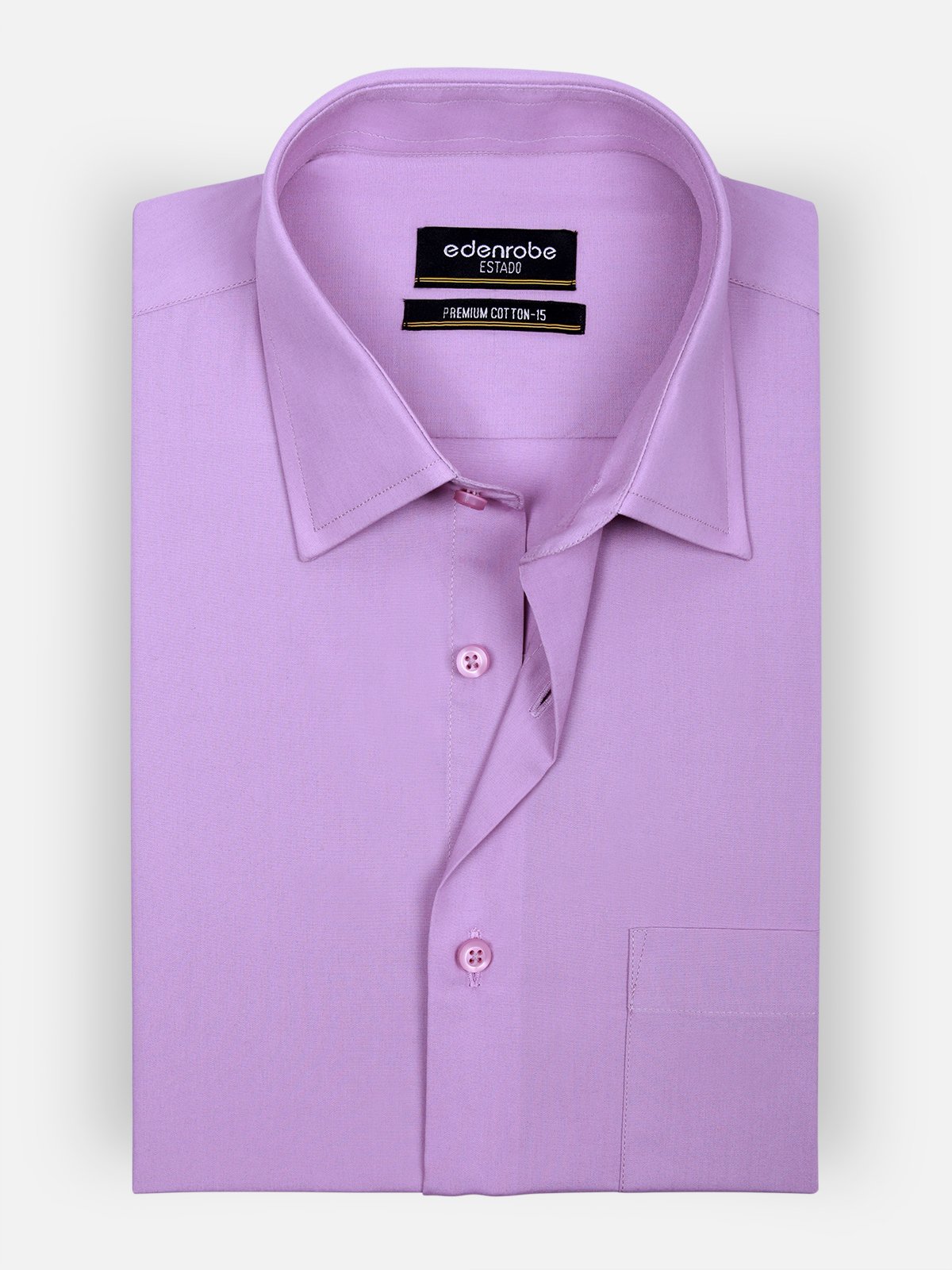 Edenrobe - Men's Pink Lavender Shirt - EMTSP17-10955
