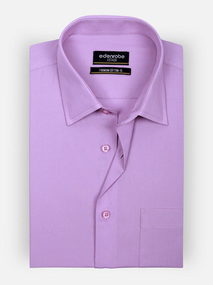 Edenrobe - Men's Pink Lavender Shirt - EMTSP17-10955