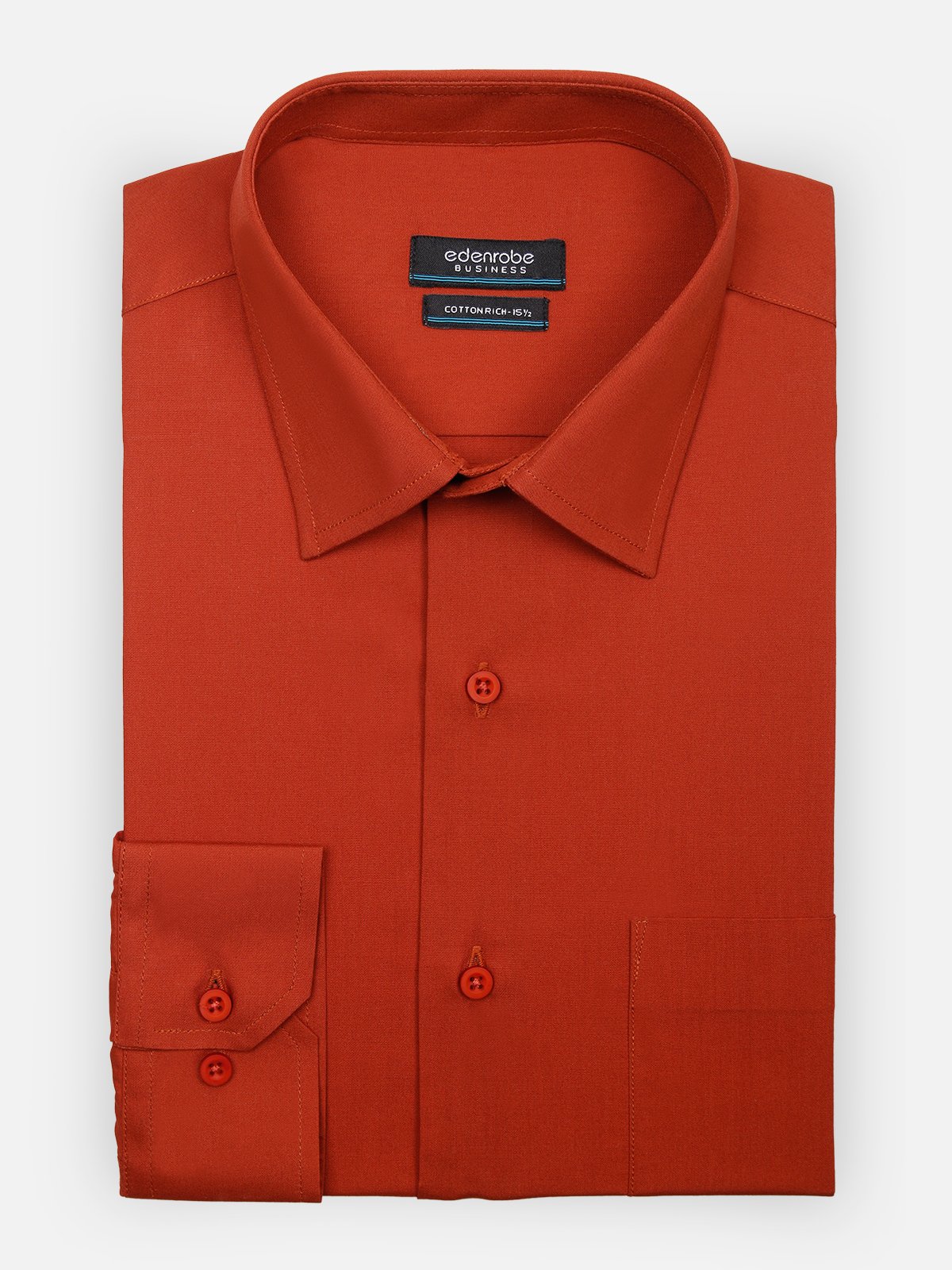 Edenrobe - Men's Rust Shirt - EMTSP17-10976