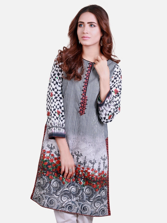 Edenrobe - Pret 1Pc Printed Lawn Shirt - ELTK17-66149