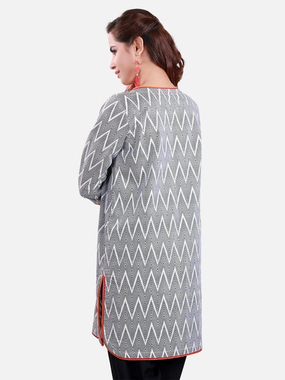 Edenrobe - Pret 1Pc Embroidered Lawn Shirt - ELTKE17-66122