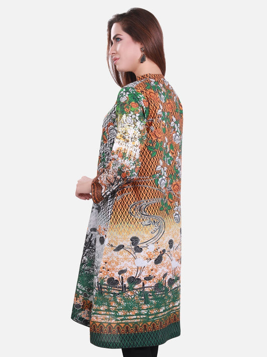Edenrobe - Pret 1Pc Printed Multi Shirt - ELTKP17-66157