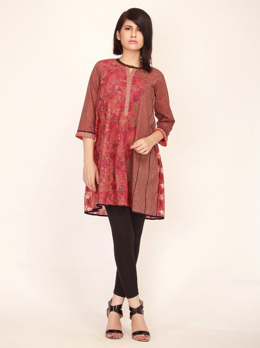 Edenrobe - Pret 1Pc Printed Multi Shirt - ELTKP17-66165