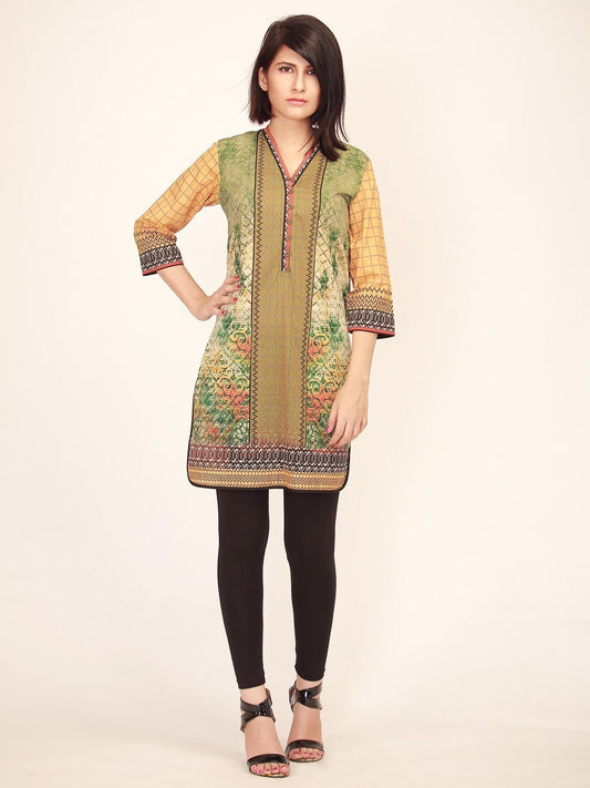 Edenrobe - Pret 1Pc Printed Multi Shirt - ELTKP17-66169