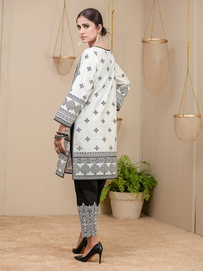 Edenrobe - Pret 1Pc Printed White Shirt - ELTKP17-66186