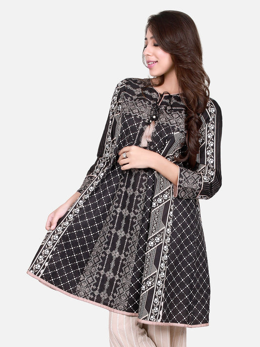 Edenrobe - Pret 1Pc Printed Cambric Shirt - ELTKP17-66288
