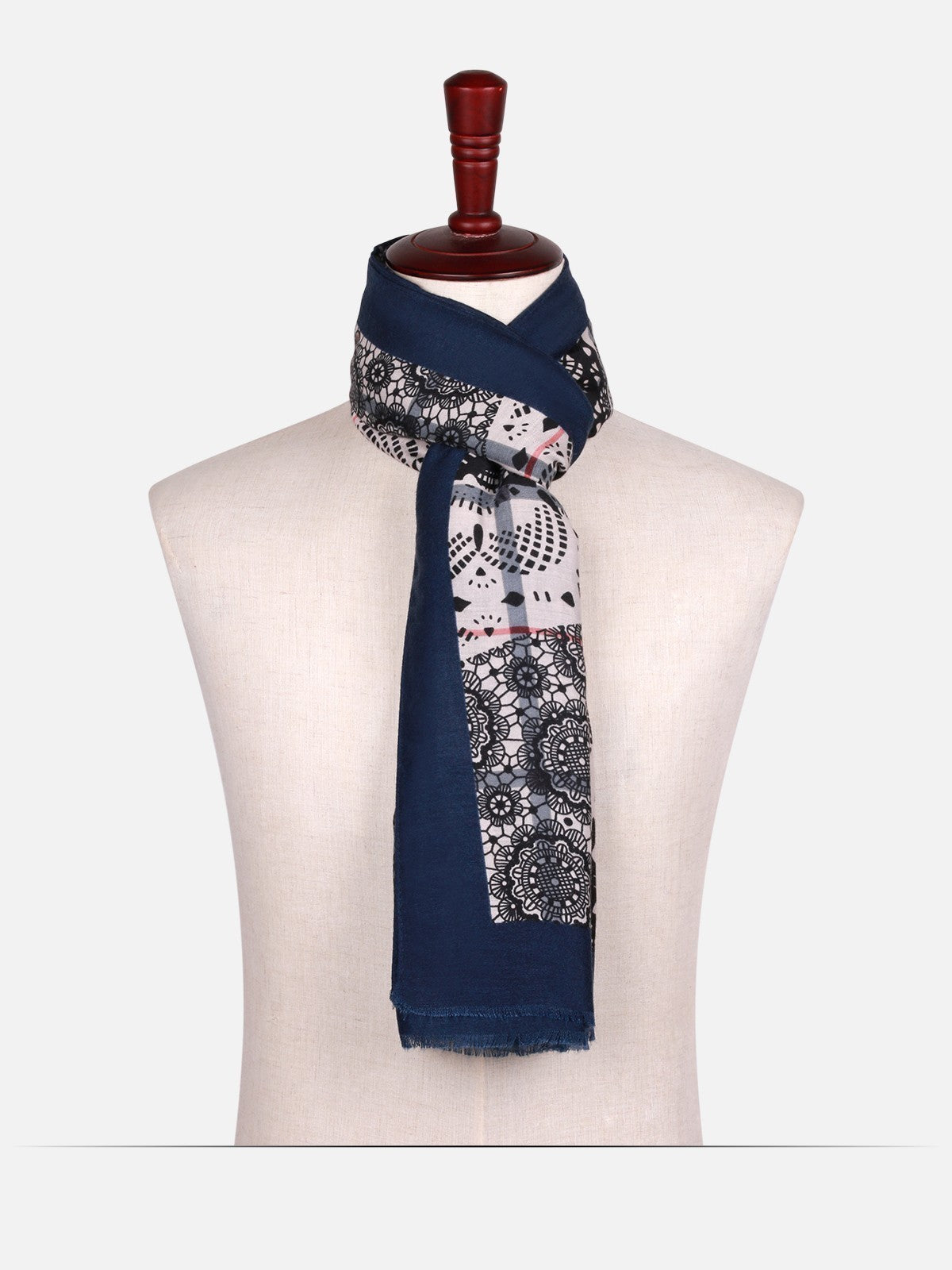 Edenrobe - Women's Blue Scarf - EALS17-164