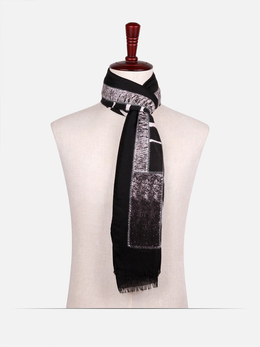 Edenrobe - Women's Black Scarf - EALS17-167