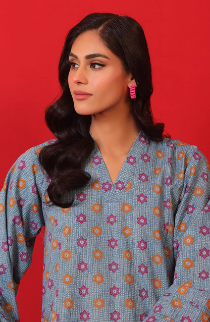 Orient - Stitched 2 Piece Printed Khaddar Shirt and Khaddar Pant