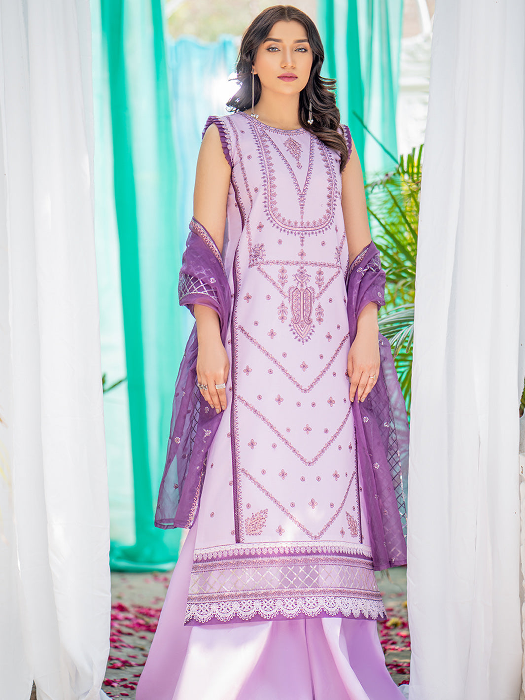 Binilyas - 1803-B | 3 Piece Unstitched