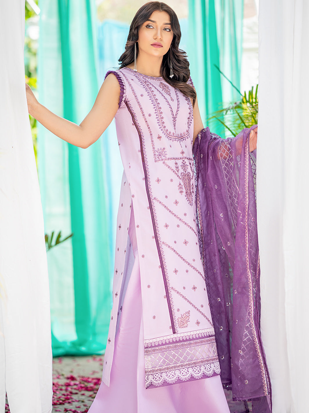 Binilyas - 1803-B | 3 Piece Unstitched