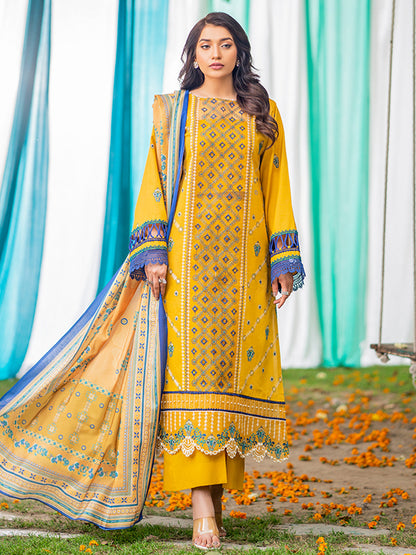 Binilyas - 1804-B | 3 Piece Unstitched