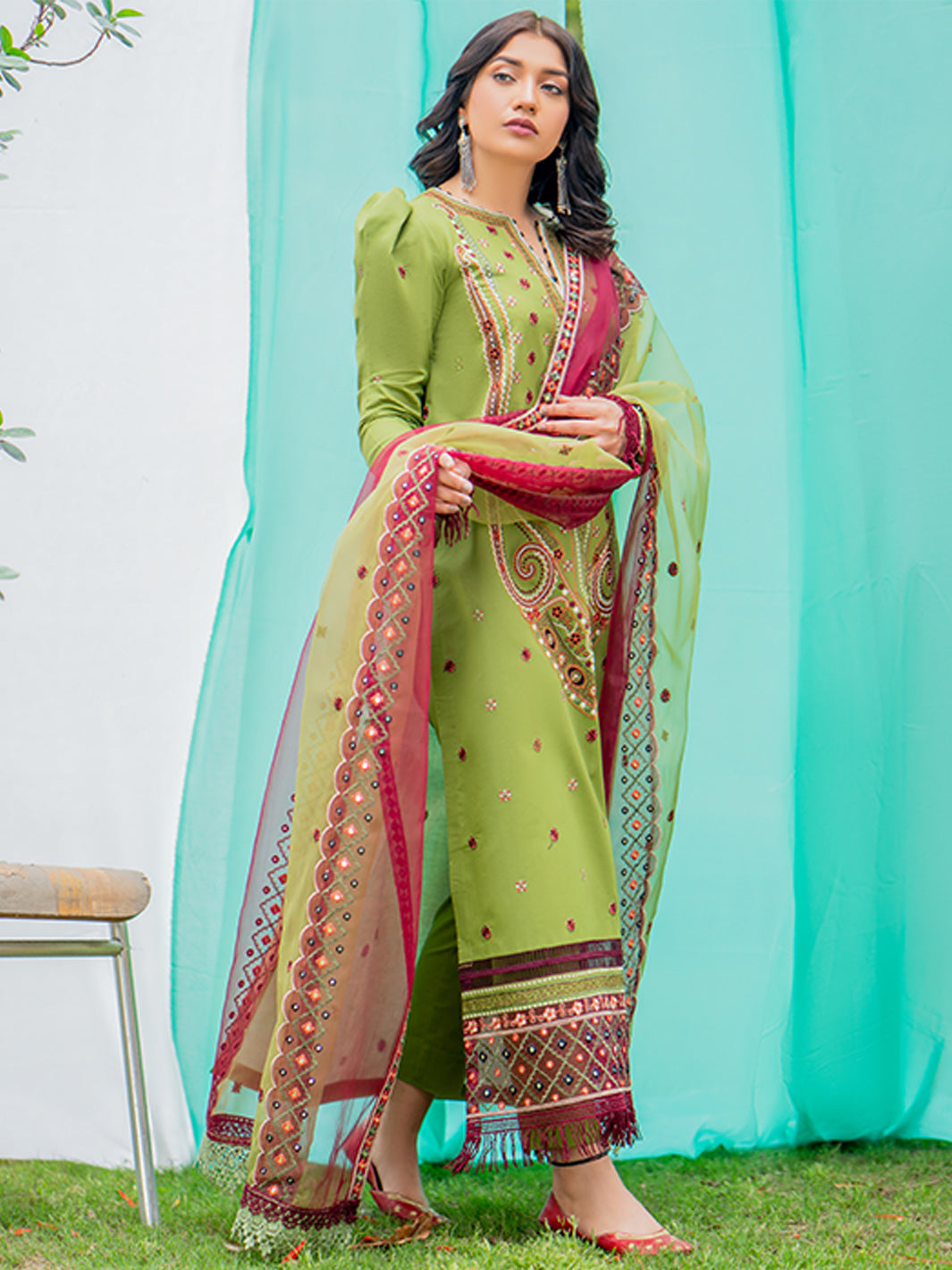 Binilyas - 1805-B | 3 Piece Unstitched