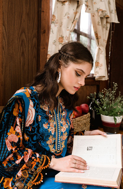 Orient - Unstitched 3 Piece Embroidered Textured Heavy Cotton Suit