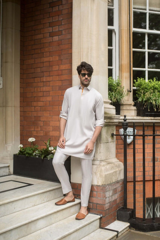 White Cotton Kurta 2