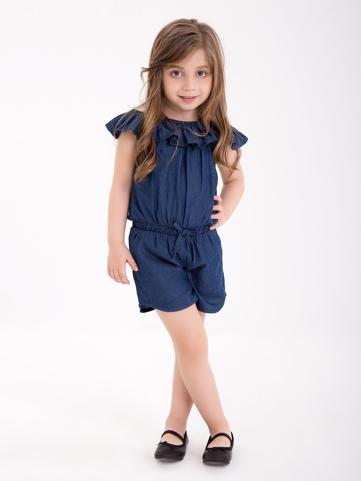 Edenrobe - Girl's Blue Frock - EGTFW18S-030