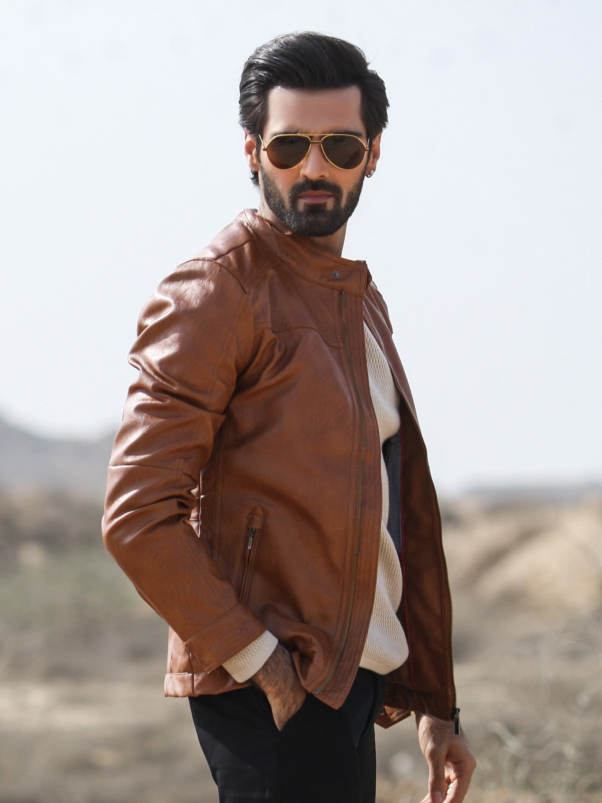 Edenrobe - Men's Rust Jacket - EMTJ18-016