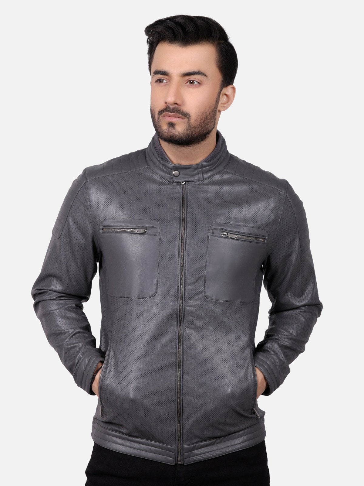 Edenrobe - Men's Grey Jacket - EMTJ18-021 – Western.pk