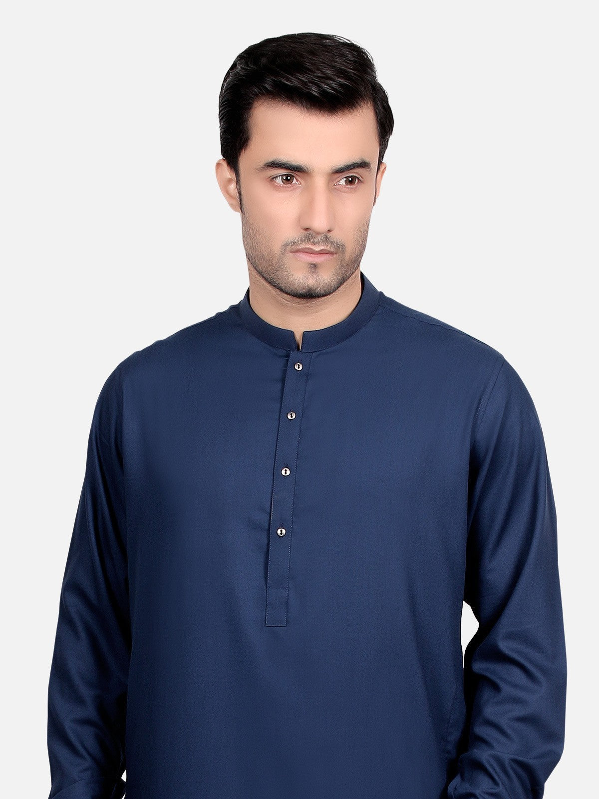 Edenrobe - Men's Black Kurta Shalwar Plain - EMTKSP18S-40607