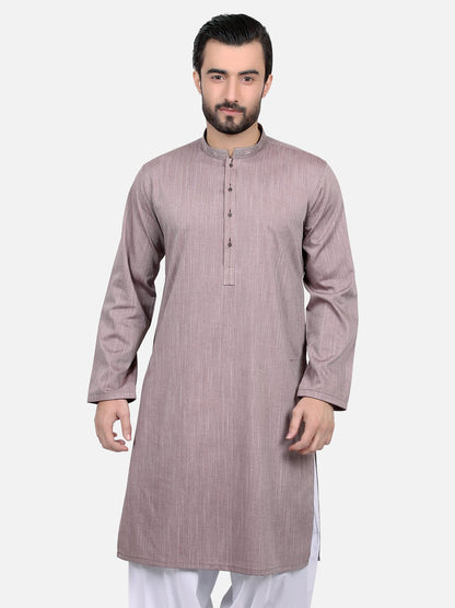 Edenrobe - Men's Coffee Kurta - EMTK18S-9565