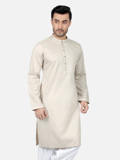 Edenrobe - Men's Light Green Kurta - EMTK18S-9628