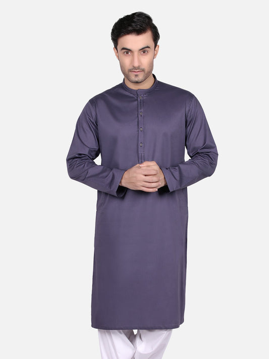 Edenrobe - Men's Purple Kurta - EMTK18S-9659