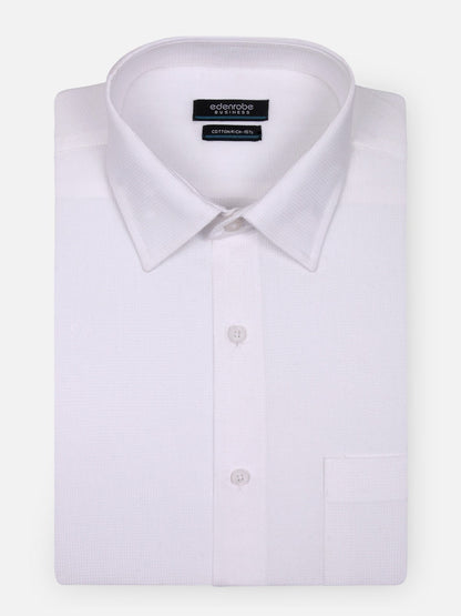 Edenrobe - Men's White Shirt - EMTSF18-10994