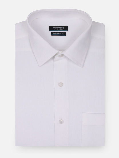 Edenrobe - Men's White Shirt - EMTSF18-11000