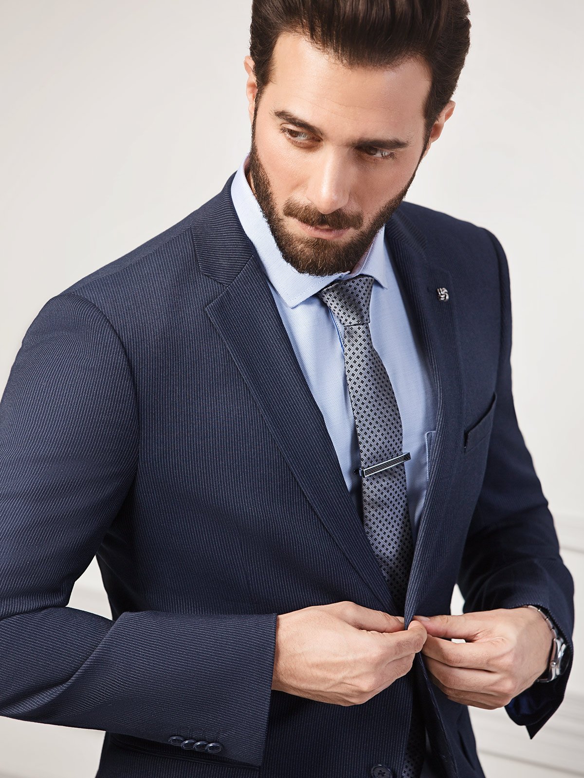 Edenrobe - Single Breasted Suit  EMTSB18SF-8089