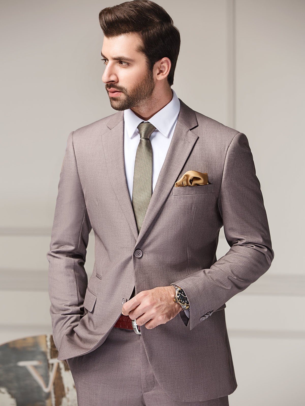 Edenrobe - Single Breasted Suit EMTSB18SF-8093