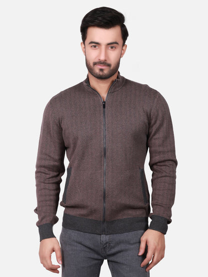Edenrobe - Men's Coffee SweatShirt - EMTSS18-001