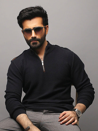 Edenrobe - Men's Deep Blue SweatShirt - EMTSS18-003