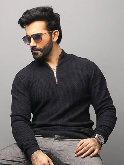 Edenrobe - Men's Deep Blue SweatShirt - EMTSS18-003