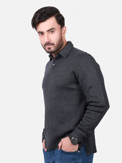 Edenrobe - Men's Charcoal Grey SweatShirt - EMTSS18-004