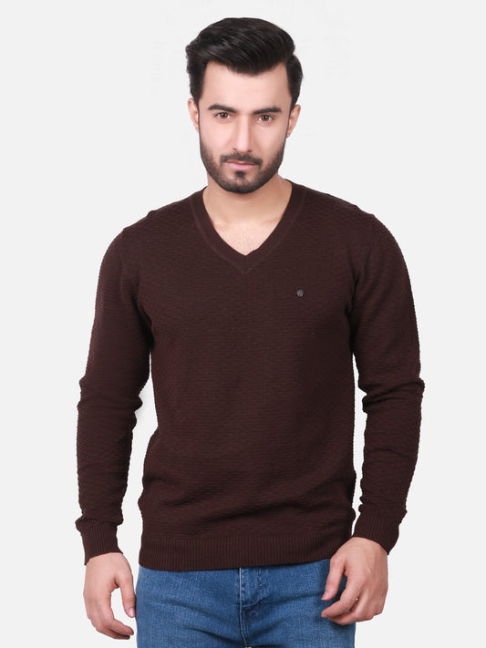 Edenrobe - Men's Brown SweatShirt - EMTSS18-007