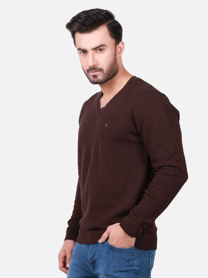 Edenrobe - Men's Brown SweatShirt - EMTSS18-007