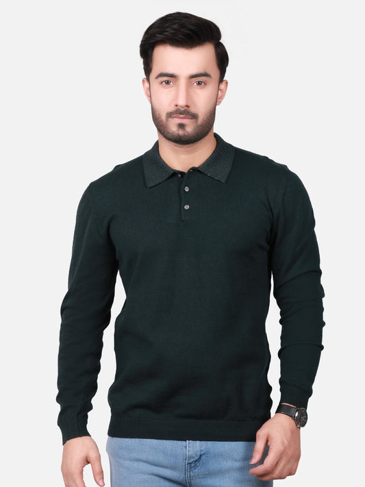 Edenrobe - Men's Green SweatShirt - EMTSS18-014