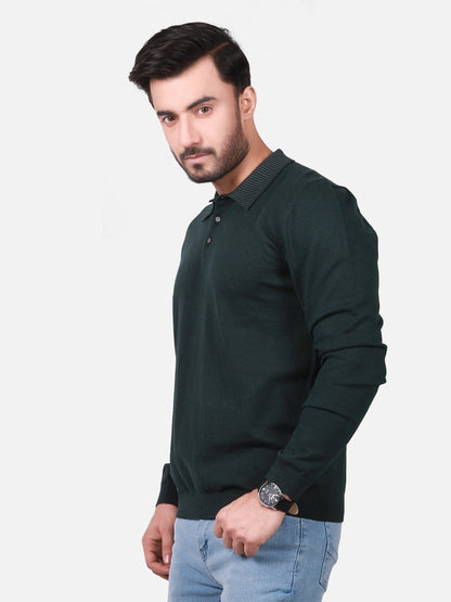 Edenrobe - Men's Green SweatShirt - EMTSS18-014