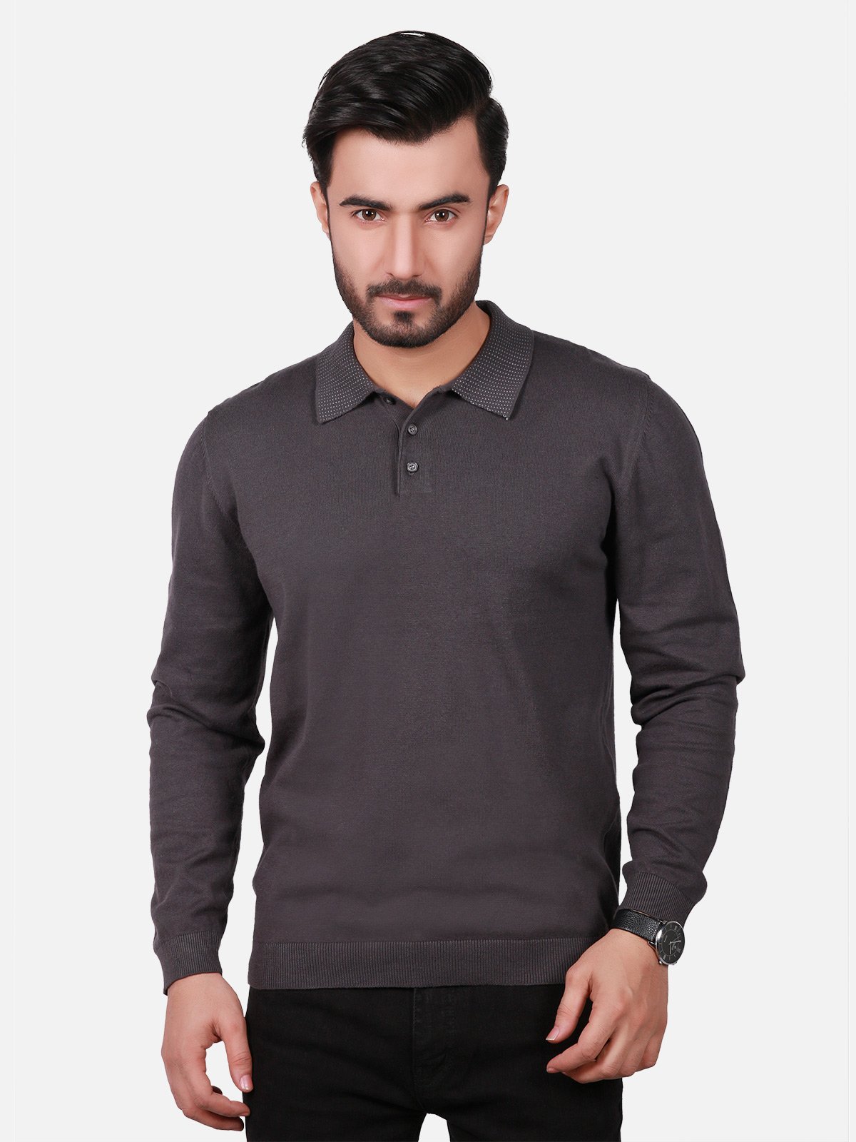 Edenrobe - Men's Dark Grey SweatShirt - EMTSS18-015