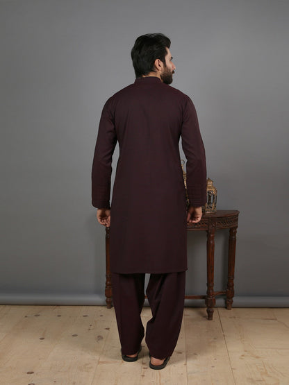 Edenrobe - Men's Plum Swish Collection Ceremonial - EMTSC18-037