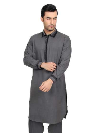 Edenrobe - Men's Dark Grey Swish Collection - EMTSW18S-9600